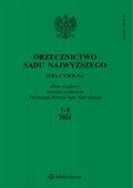 Orzecznictwo Sądu Najwyższego. Izba Cywilna – e-wydanie – 7-8/2024