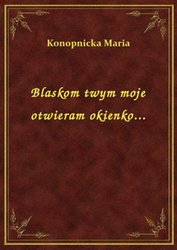 : Blaskom twym moje otwieram okienko... - ebook